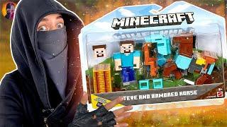 СТСН В МИРЕ МАЙНКРАФТ: СТИВ И ЛОШАДЬ В БРОНЕ ИЗ MINECRAFT! НОВЫЙ МЕЧ НИНДЗЯ!