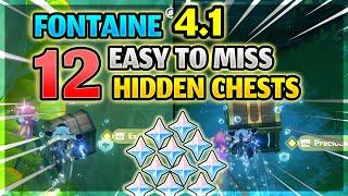 4.1 12 Easy To Miss Fontaine Hidden Chests | Genshin Impact