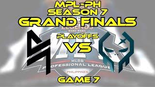 BLACKLIST VS EXE GAME 7 MPL-PH SEASON 7 GRAND FINALS