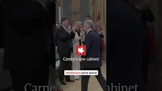 Carney's new cabinet