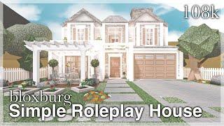 Bloxburg - Simple Roleplay House Speedbuild