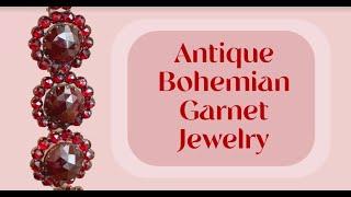 Antique Bohemian Garnet Jewelry