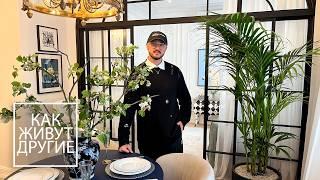Парижский ШИК в двухкомнатной квартире  Стеклянная детская, гардеробная и классическая спальня