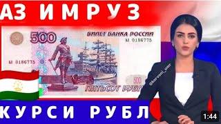 курси руси дар тоҷикистон 5.11.2024 курби асъор имруз курси имруза сегодня хабархой нов