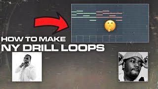 HOW TO MAKE NY DRILL LOOPS! | Pop Smoke, Fivio Foreign,  | FL Studio 20 Tutorial