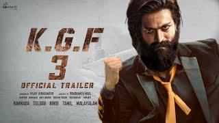 KGF 3 | Official Trailer | Rocking Star Yash Vijay Kiragandur | Hombale Films | Prashanth Neel