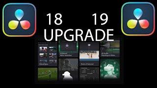 How to update Davinci Resolve 18 to Davinci 19  - backup, update keyboard