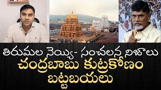 తిరుమల నెయ్యి విషయంలో సంచలన వాస్తవాలు -  చంద్రబాబు నీచరాజకీయం ఆధారాలతో బట్టబయలు