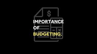 Budgeting Explained Part 1