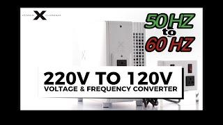 120V 60Hz AC Power Source Step Down Voltage and Frequency Converter X-15 1800W 15 Amps PowerXchanger