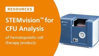 STEMvision™ for CFU Analysis of Hematopoietic Cell Therapy Products