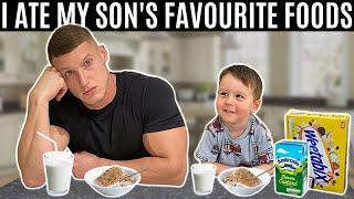 I ate my son's favourite foods for a day