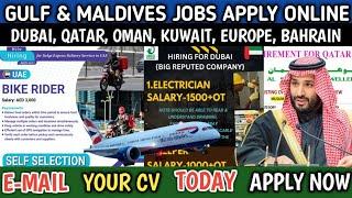 QATAR  MALL SALES JOBS VACANCY | SAUDI PACKING HELPERS JOBS | DUBAI TELESALES JOBS | GULF BIKE JOB