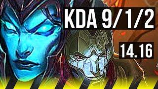 KALISTA & Nautilus vs JHIN & Thresh (ADC) | 9/1/2, Godlike, 600+ games | EUW Master | 14.16