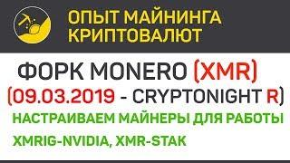 Форк Monero (XMR) настройка майнеров (algo CN R) | Выпуск 187 | Опыт майнинга криптовалют