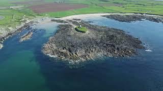 Cwyfan Church from the sky