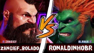 SF6 - Zangief_bolado (Zangief) vs RonaldinhoBR (Blanka) - Street fighter 6