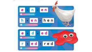 Oxford Phonics World student book level 2 - short vowels - disc 1 - unit 3 - short e - en ed - pen