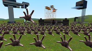 Scary Hand Nextbots Vs Towers In Garry's Mod