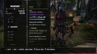 Magicka Sorc DPS PVP Build- "The Tank Destroyer"- Dragonbones-ESO (Beginners Build)