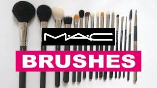 MAC Makeup Brushes | My Brush Collection Part I