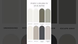 Paint Colors in Our Home  #newbuild #homeconstruction #newbuildhome #customhome #paintcolor