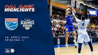 SYNTAINICS MBC vs MLP Academics Heidelberg - Full Game Highlights - Spieltag 30, Saison 23/24