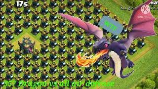 all air defense vs dragon troops (Clash of Clan)