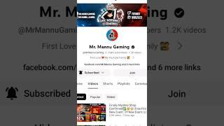 Mr.Mannu Gaming is my friend list#mannu #raistar