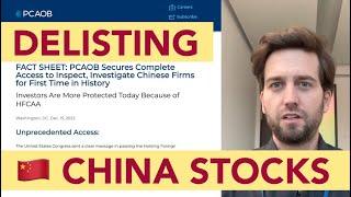  Delisting News for Chinese Stocks. PCAOB Secures Access! #NIO #BABA #BIDU