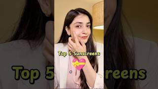 Top 5 Sunscreens 