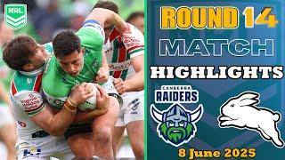 Match Highlights | Canberra Raiders vs South Sydney Rabbitohs | NRL Season 2025