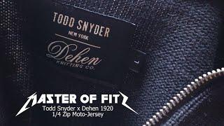 Dehen 1920 x Todd Snyder 1/4 Zip Moto-Jersey Sweater Review