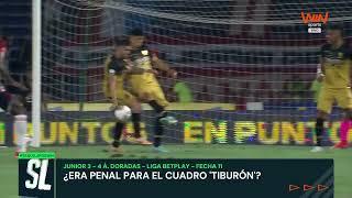 ¿Era penal? ¡Analizamos la jugada polémica del Águilas Doradas vs. Junior!