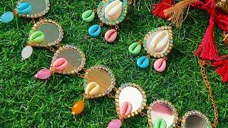 Handmade necklace#navratri #navratrijewellery #handmadejewelrymaking #shortschallenge #jewelryshorts