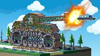 Building a MILITARY TANK in Poly Bridge 2! 250k Subscriber Special!