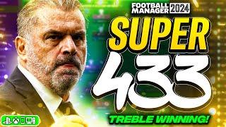 Ange's SUPER 433 FM24 Tactics! | 230+ Goals | Best FM24 Tactics