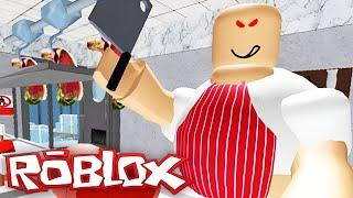 ПОБЕГ ОТ МЯСНИКА в РОБЛОКС! СТРАШНОЕ ОББИ ROBLOX Escape The Butcher Shop.