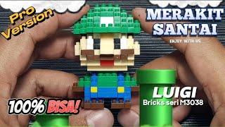 Merakit santai Lego bricks Luigi seri M3038