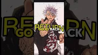 Satoru Gojo Will RETURN TO JUJUTSU KAISEN#anime #jujutsukaisen