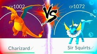 VAPOREON VS CHARIZARD! - Pokemon Go - Vaporeon Before VS After New Update! + UPDATE NEWS!