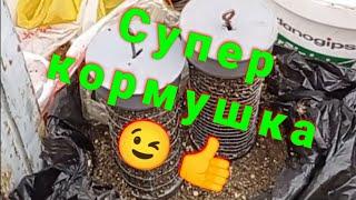 Супер кормушка для сильного течения зимой и летом.