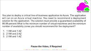 Azure Fundamentals Practice Questions || #AzureFundamentals #AZ900  @Vijay Tech360 ​