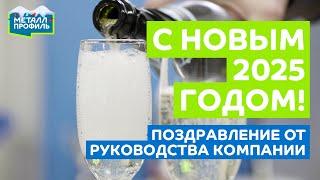 "Металл Профиль" подводит итоги 2024 года. Поздравление с Новым Годом от руководства Компании.