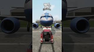 EVOLUTION OF FIRETRUCK vs PLANE IN GTA GAMES (GTA 3 → GTA 5) #gta #shorts #evolution