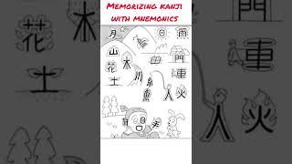  Memorizing Japanese kanji using mnemonics 