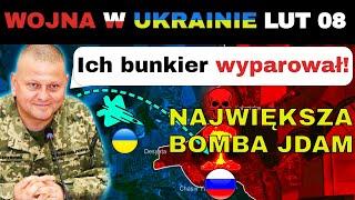 08 LUT: Ukraińskie Precyzyjne Bombardowanie DOPROWADZA DO REKORDOWYCH STRAT | Wojna w Ukrainie