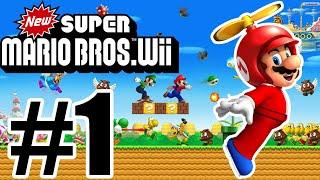 New Super Mario Bros. Wii Gameplay Part 1 - TrioGames