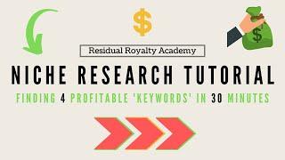 Niche Research Tutorial: Finding 4 PROFITABLE KDP Keywords in 30 Minutes | High Content/Non Fiction