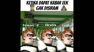 Ketika Ada Sosok Coklat Gak Disiram di WC Sekolah (Incredibles Walking Meme)